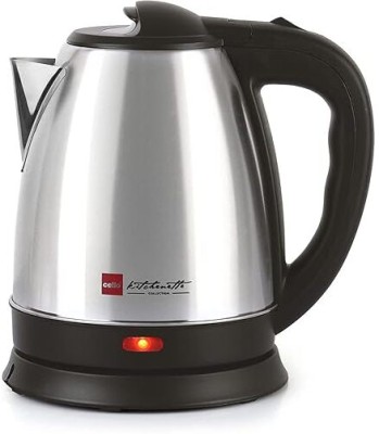 cello Quick Boil Electric Kettle(1.5 L, Silver and Black)