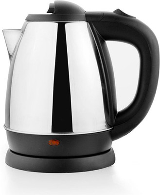 JAMMY ZONES Scarlet Electric Kettle Multi Cooker water warmer automatic stop function J390 Electric Kettle(2 L, Silver, Black)