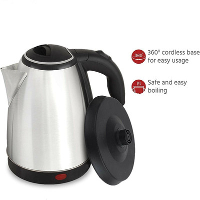 YAARISTYLE SS Electric Kettle Multipurpose Large Cattle Electric Tea Milk Coffee Maker D162 Multi Cooker Electric Kettle(1.9 L, Silver)