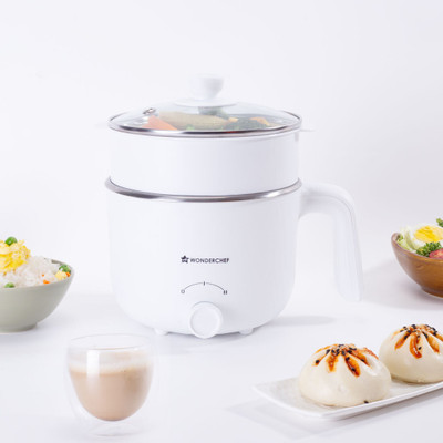 WONDERCHEF LUXE Multi Cooker Electric Kettle(1.2 L, Ivory)
