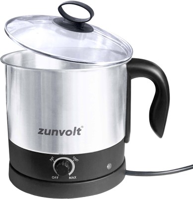 ZunVolt 1.2 L Multi Cooker Electric Kettle(1.2 L, Stainless Steel)