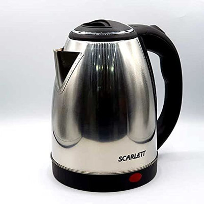 ShoppersHub PNQ 1500W Fast Heating Scarlett Electric Kettle Beverage Maker(2 L, Steel)