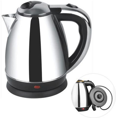 JAMMY ZONES Scarlet Electric Kettle Multi Cooker water warmer automatic stop function J259 Electric Kettle(2 L, Silver, Black)
