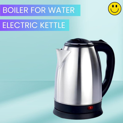 Mart Nest Electric Kettle with Stainless Steel Body 1.5 litre for boiling Water/coffeeD163 Electric Kettle(2 L, Silver & Black)