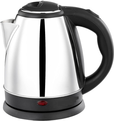 navjai Electric Kettle (KT-18) Streel 1500 Watt Hot Water Tea Coffee Maker,Boiling Milk Electric Kettle(1.8 L, Silver & Black)