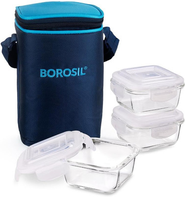 aadvik enterprises 320 ml 3  Compartments(Conduction Heat  Lunch Box)