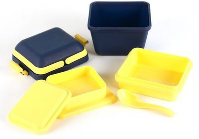 INDHRANI 1000 ml 3  Compartments(Conduction Heat  Lunch Box)