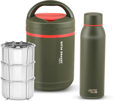 Jaypee Plus 1650 ml 3  Compartments(Conduction Heat  Lunch Box)