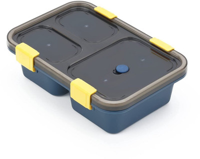 Masox Store 900 ml 3  Compartments(Steamer  Lunch Box)