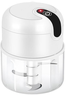 NKP ENTERPRISE Mini Food Processor with USB Port - 3 Stainless Steel Blades Electric Meat Grinder
