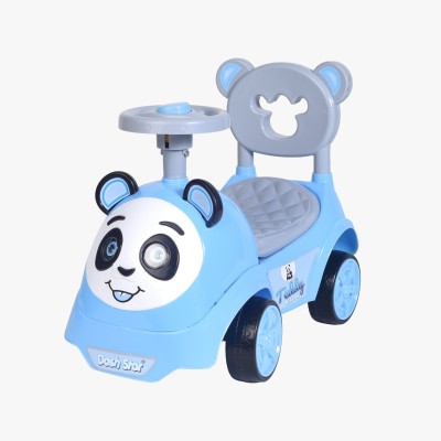 Dash Star Teddy Ride On for Kids, Push Car for Baby with Backrest and Under Seat Rideons & Wagons Non Battery Operated Ride On(Blue)