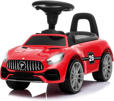 PANDA BABY PRODUCTS Kids car With Music and Lights Car Non Battery Operated Ride On(Red)