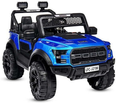 Razz BAzz POBO BLUE (1-8Yrs) Battery ride on Jeep Battery Operated Ride On(Multicolor)