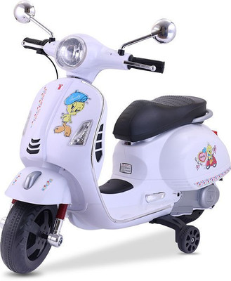 leotoon Looney Tunes Bike Bike Battery Operated Ride On(White)