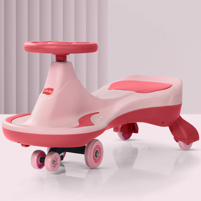 LuvLap Rideons & Wagons Non Battery Operated Ride On(Pink)