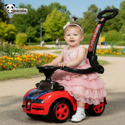 PANDA BABY PRODUCTS Car Non Battery Operated Ride On(Red)