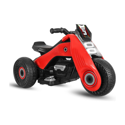 Miss & Chief Ninja Ride-on with Lights & Music, Battery Operated, Electric Superbike Bike Battery Operated Ride On(Red)