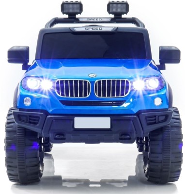 Ebabykart 4X4 Heavy Duty 12V Electric Ride On Car For Kids With Remote Control 1-7Yrs Car Battery Operated Ride On(Blue)