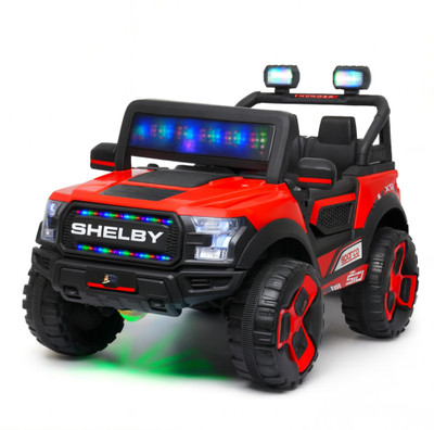 Little lions Thunder Jeep Jeep Battery Operated Ride On(Red)
