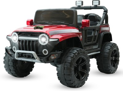 TYGATEC Rechargeable Battery Operated Big Electric car for 3 to 10 yrs kids Jeep Battery Operated Ride On(Red)