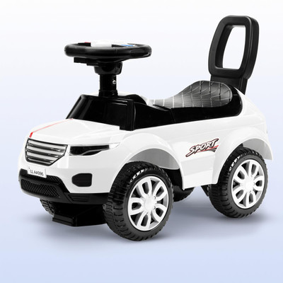 LuvLap Car Non Battery Operated Ride On(White)