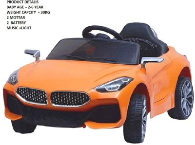 Prabal OH BABY by flipkart Z4 CAR Remote for Kids with swing function, ELECTRIC CAR Car Battery Operated Ride On(Orange)
