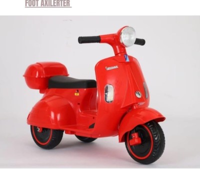 Prabal OH BABY' by flipkart 3-Wheel scooter,Rechargeable Electric Scooty, Back Basket Scooter Battery Operated Ride On(Red)