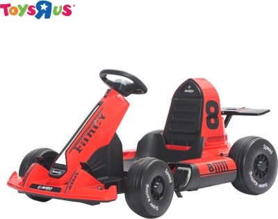 Toys R Us Avigo Go kart racing ride for kids with music, LED light & High Backrest seat Rideons & Wagons Battery Operated Ride On(Red)