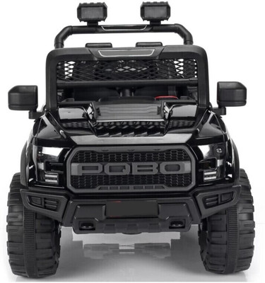 oh baby POBO BLACK 4 Motors 4x4 (1-8Yrs), Remote control, USB player. Jeep Battery Operated Ride On(Multicolor)