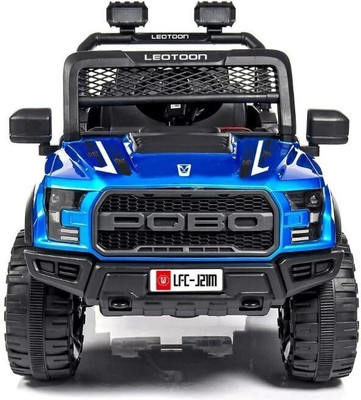 oh baby POBO JEEP BLUE (1-8Yrs) Battery ride on Jeep Battery Operated Ride On(Multicolor)