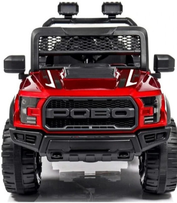 oh baby POBO BLUE 4 Motors 4x4 (1-8Yrs) Battery ride on Jeep Battery Operated Ride On(Red)