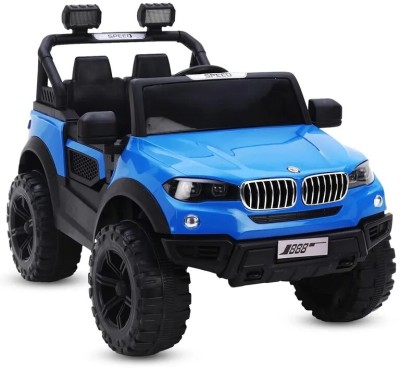 oh baby 888 (1-8Yrs) Battery ride on Blue Jeep Battery Operated Ride On(Blue)