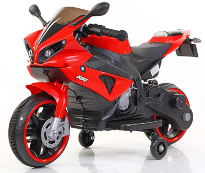 munmun toy Battery Operated Ride on Baby Bike for Kids Boys Bike Battery Operated Ride On(Red, Black)