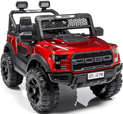 oh baby POBO JEEP kids car, Battery Operated, Ride On jeep, Remote control, USB player. Jeep Battery Operated Ride On(Multicolor)
