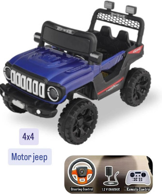 Razz BAzz 4*4 (903 BATTERY JEEP) BEST MODEL HIGH QUALITY ELECTRIC REMOTE JEEP Jeep Battery Operated Ride On(Black)
