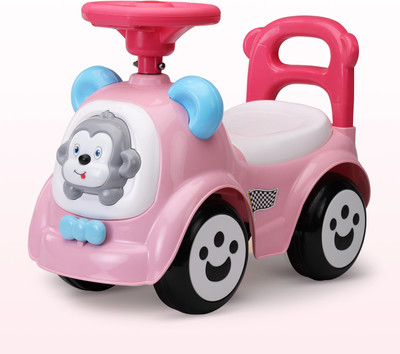 LuvLap Sunny n Car with Music for kids 1 to 3 years upto 25 Kgs Rideons & Wagons Non Battery Operated Ride On(Pink)