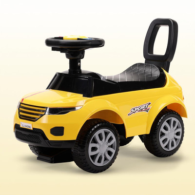 LuvLap Starlight Car with Music for kids 1-3 years upto 25 Kgs Car Non Battery Operated Ride On(Yellow)