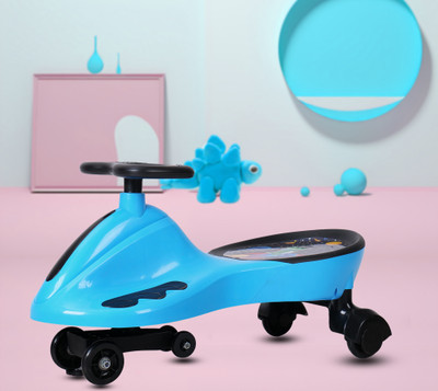 Miss & Chief Voyager-Dino Swing Car Rideon for kids, Magic car for Boys & Girls Rideons & Wagons Non Battery Operated Ride On(Blue)