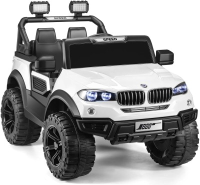 PP INFINITE BMW 12V Electric Ride On Jeep For Kids With Remote Control, Music Light 1-6 Yrs Jeep Battery Operated Ride On(Red)