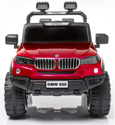 BROKKE RED 888 BMW 1-8Yrs Battery ride on kids car Jeep Battery Operated Ride On (Blue) Rideons & Wagons Battery Operated Ride On(Red)