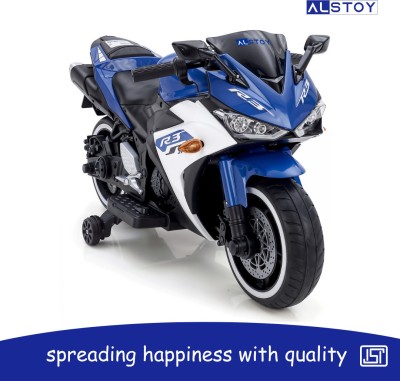 Alstoy Toy Ninja Electric bike for baby riding 3 to 8 Year | 6 months warranty Bike Battery Operated Ride On(Blue)