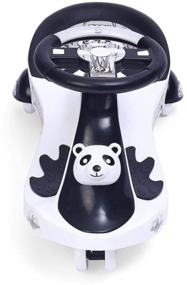 Myhoodwink OQT_15O_Black In White Magic Panda Car Ride On for Baby Boys & Girls Car Non Battery Operated Ride On(Black, White)