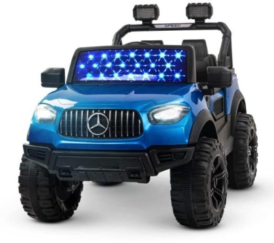 SmallBoyToys 888 MERC BLUE 1-8Yrs Battery ride on kids car Jeep Battery Ride On (Blue) Jeep Battery Operated Ride On(Black)