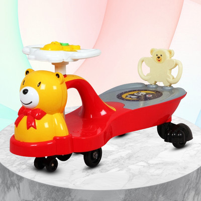 Funrise Twist car/ magic car/ swing car Rideons & Wagons Battery Operated Ride On(Red)