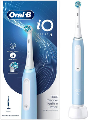 Oral-B Io3 Ultimate For Adults, 3 Smart Modes, Pressure Sensor Electric Toothbrush(Blue)