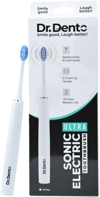 Dr. Dento Ultra Series Sonic Electric Toothbrush(White)