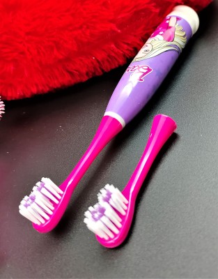 Paper Bear Powered Electric Toothbrush Extra Toothbrush Head Electric Toothbrush Electric Toothbrush(Pink)