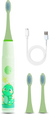 US1984 Sonic Electric Toothbrush for Kids Adults, Rechargeable, 4 Modes, IPX7, 30 Days Electric Toothbrush(Green)