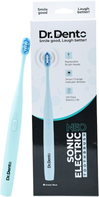 Dr.Dento Neo Series Sonic Electric Toothbrush Powered By Sonic Vibration Technology Electric Toothbrush(Blue)