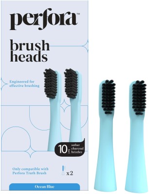 Perfora Replacement Brush Heads For Electric Truthbrush Model - 001 Electric Toothbrush(Ocean Blue)